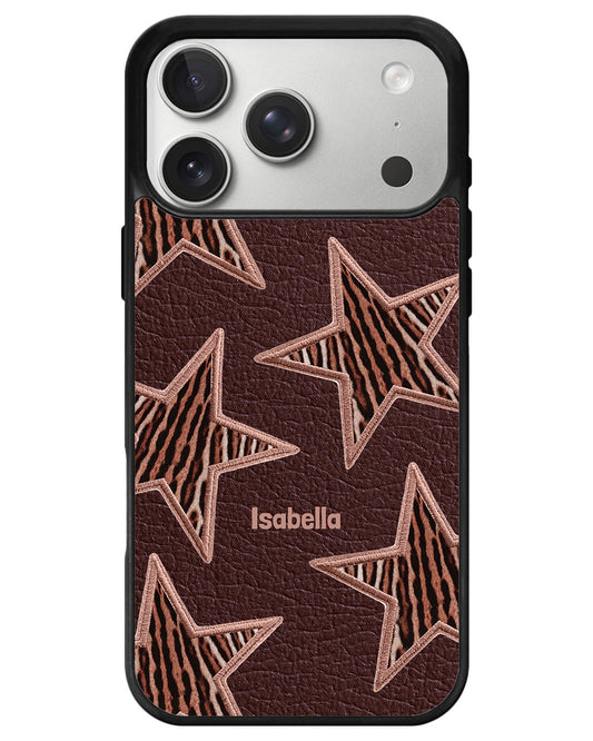 iPhone Premium Glam Case - Rustic Stars