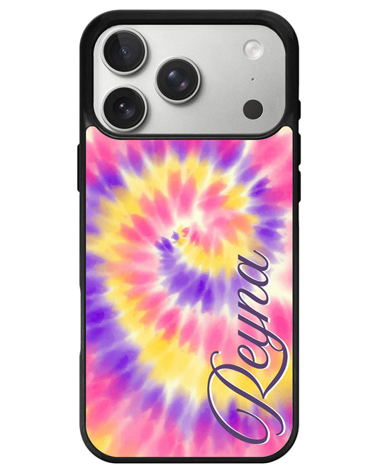 iPhone Premium Glam Case - Sunset Swirl