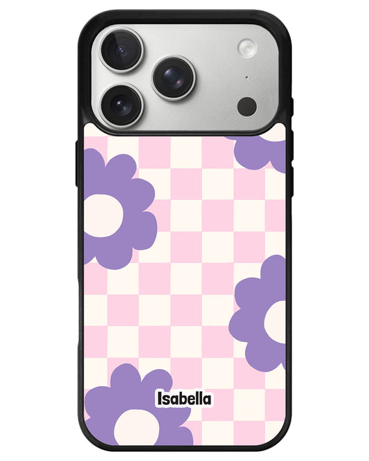 iPhone Premium Glam Case - Lilac Groove