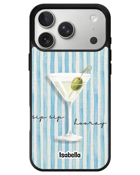 iPhone Premium Glam Case - Sip sip Hooray