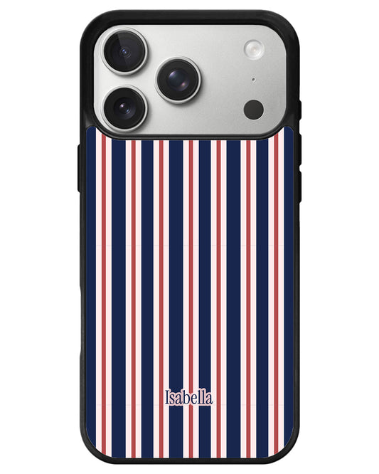 iPhone Premium Glam Case - Velvet Stripes