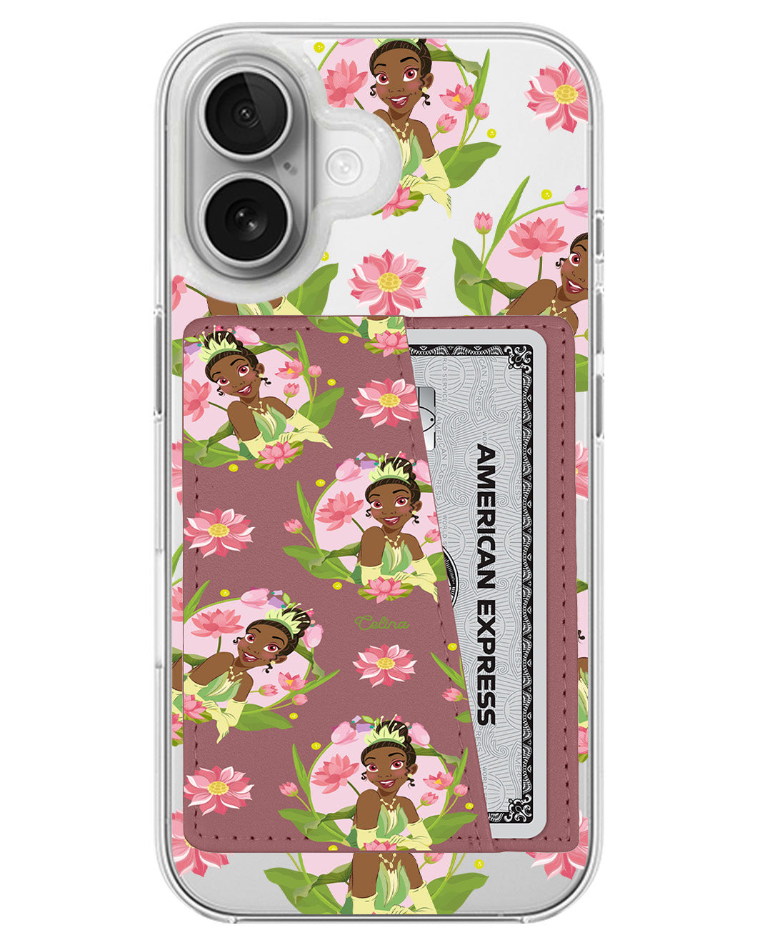 iPhone Leather Wallet Case - Tiana