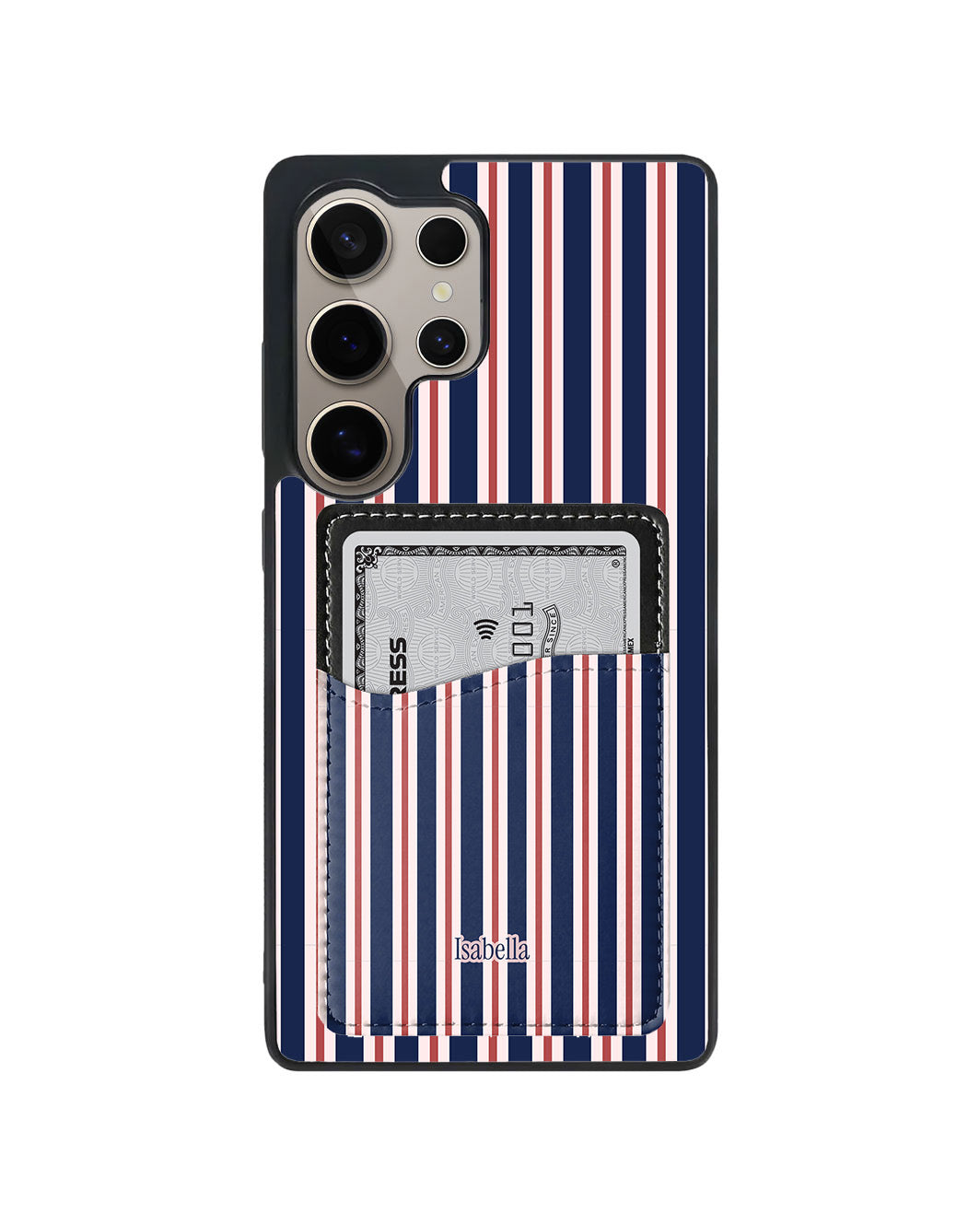 Android Phone Wallet Case - Velvet Stripes