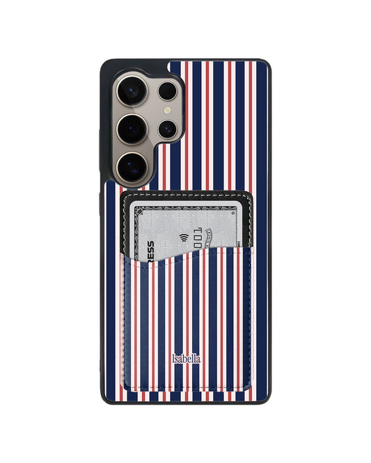 Android Phone Wallet Case - Velvet Stripes