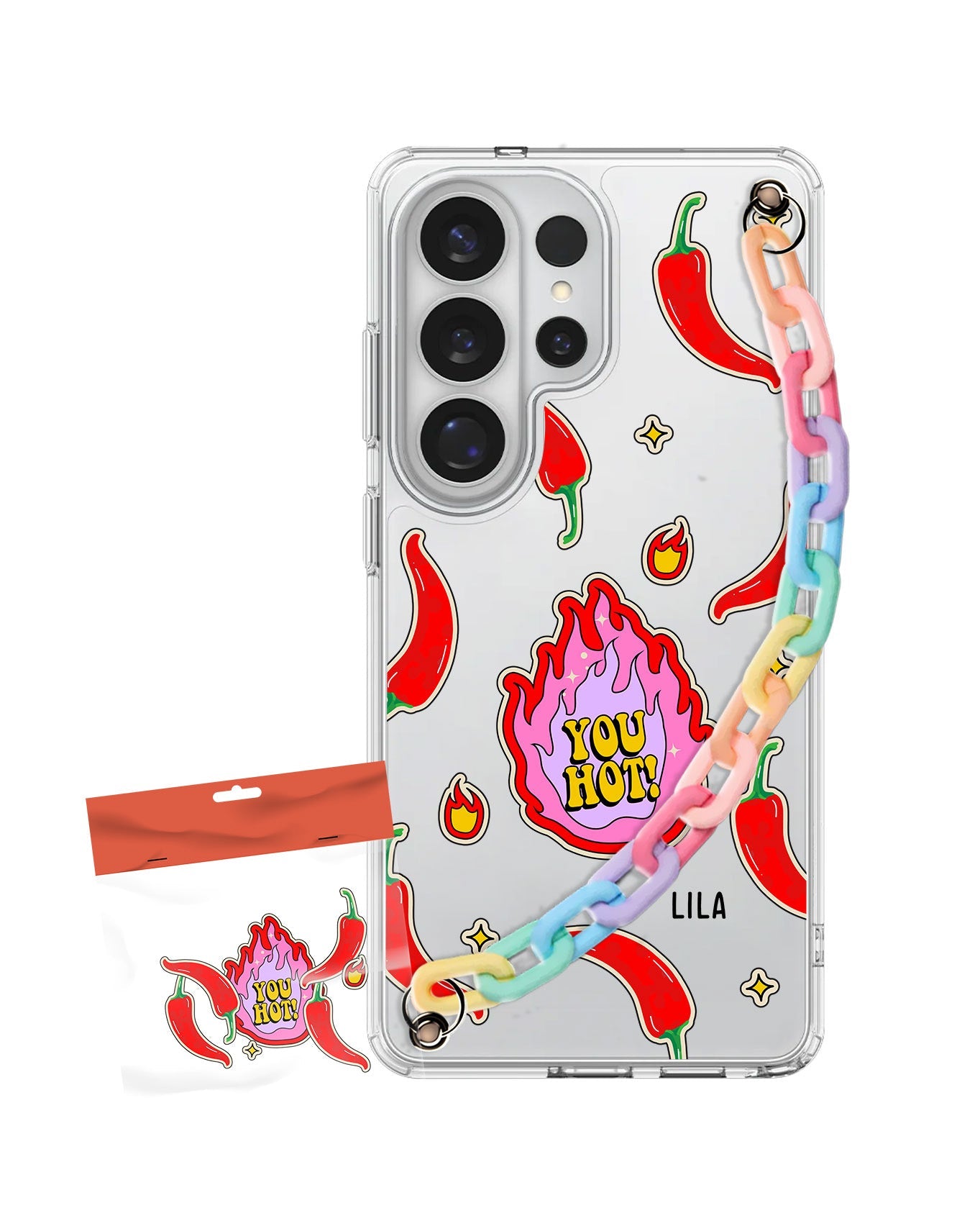 Android Chain Strap Case - Too Hot To Handle