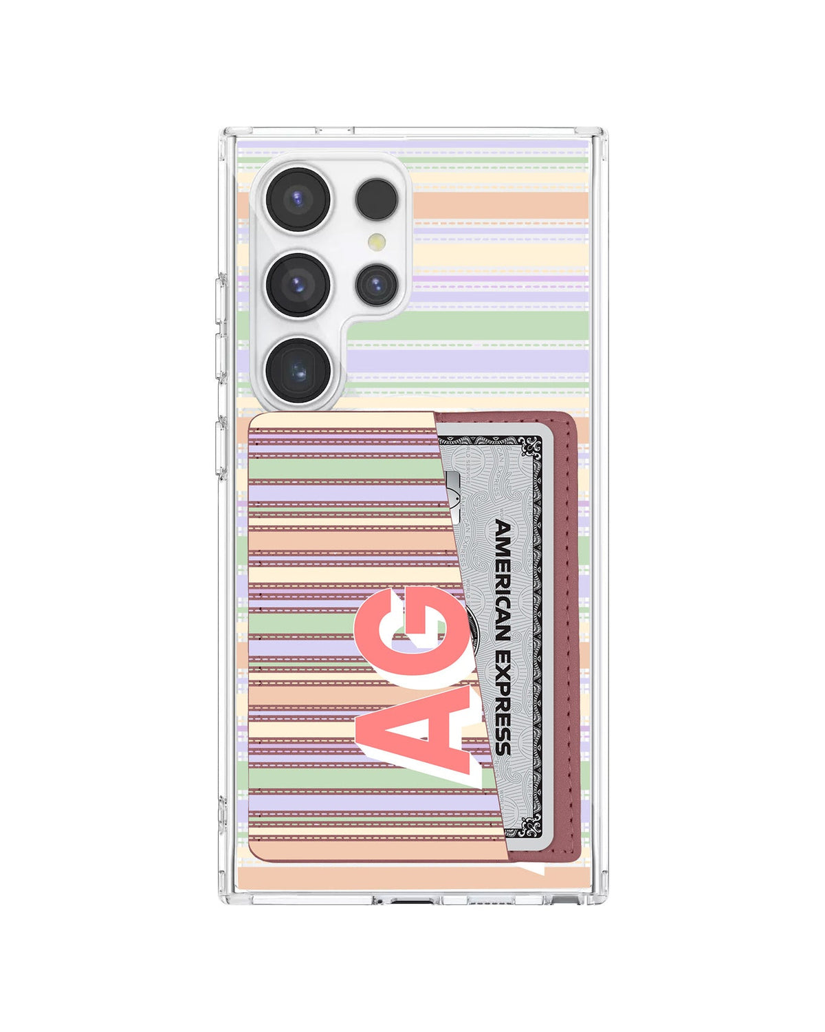 Android Leather Wallet Case - Dreamy Pastels