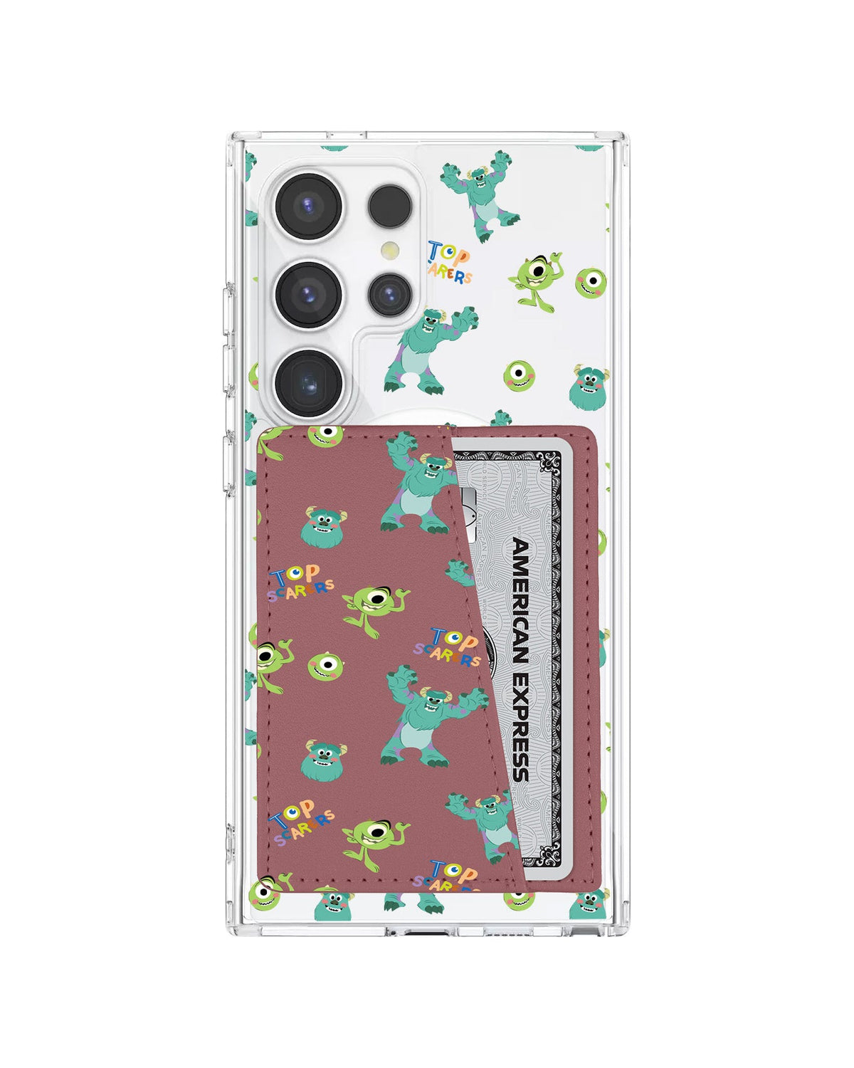 Android Leather Wallet Case - Monser Top Scarers