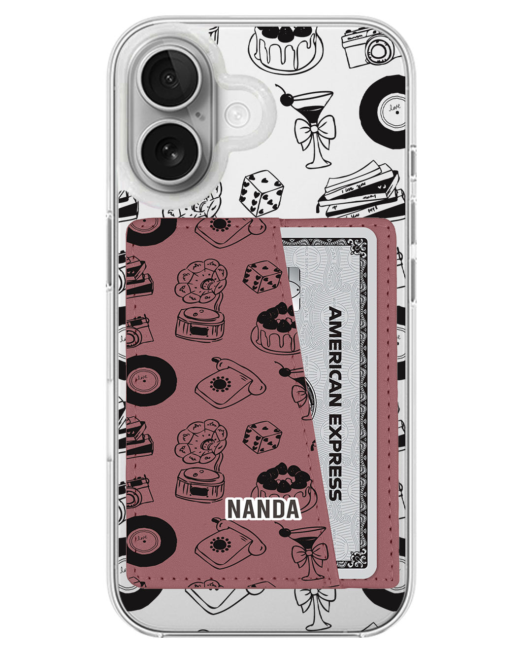 iPhone Leather Wallet Case - Sugar Rush