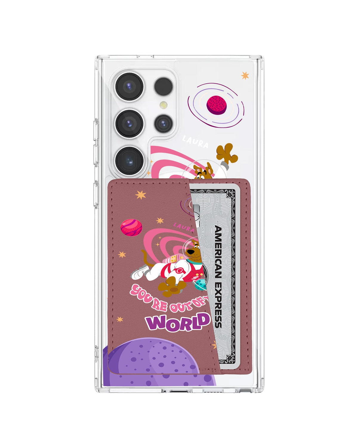 Android Leather Wallet Case - Scooby Out Of World