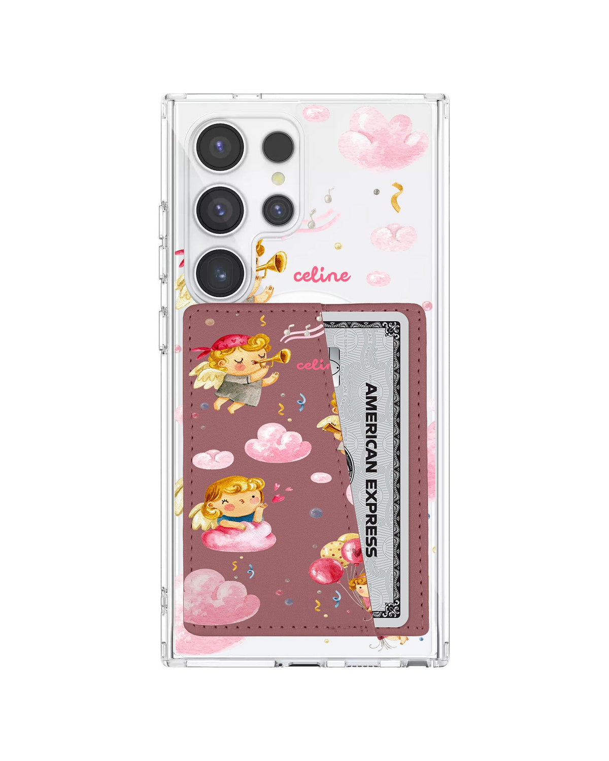 Android Leather Wallet Case - Cupit In Love