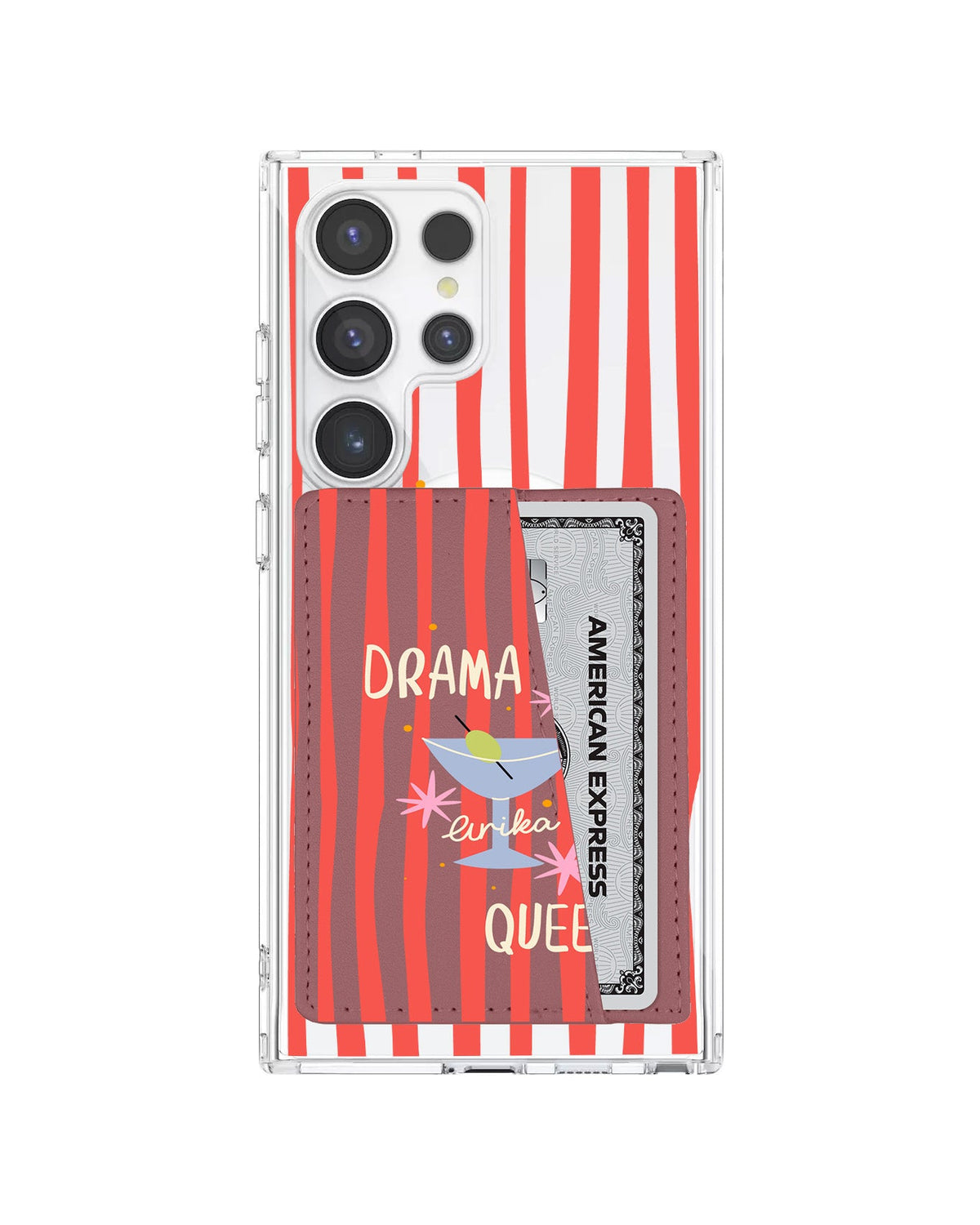 Android Leather Wallet Case - Drama Queen