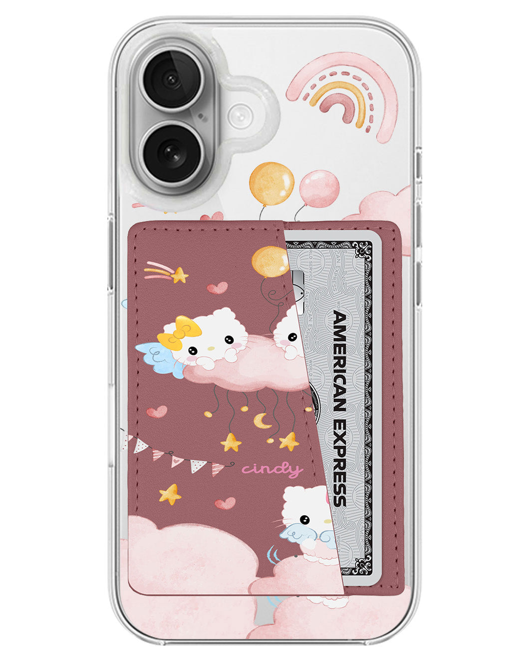 iPhone Leather Wallet Case - Hello Dream
