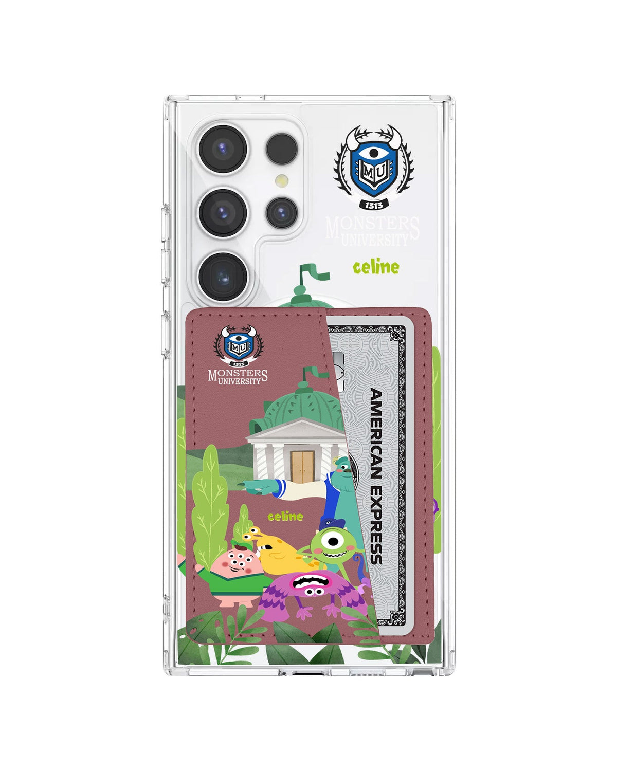 Android Leather Wallet Case - Monster University