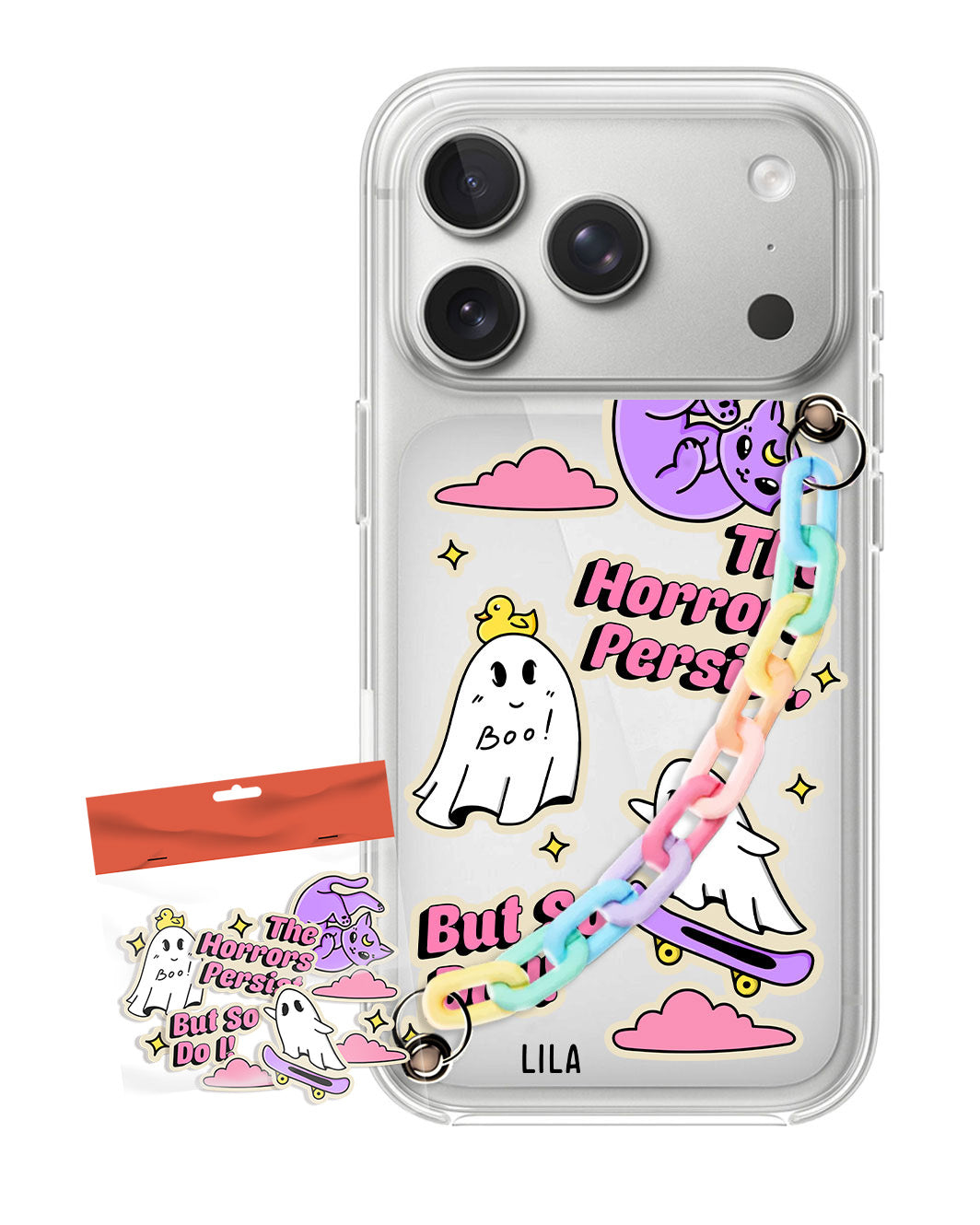 iPhone Chain Strap Case - Adorably Haunted