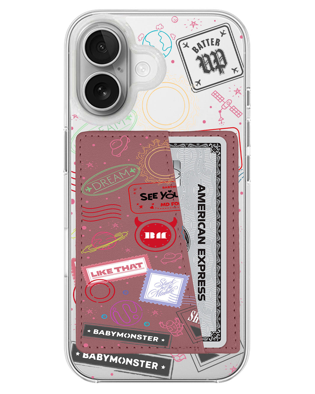 iPhone Leather Wallet Case - Babymon 2