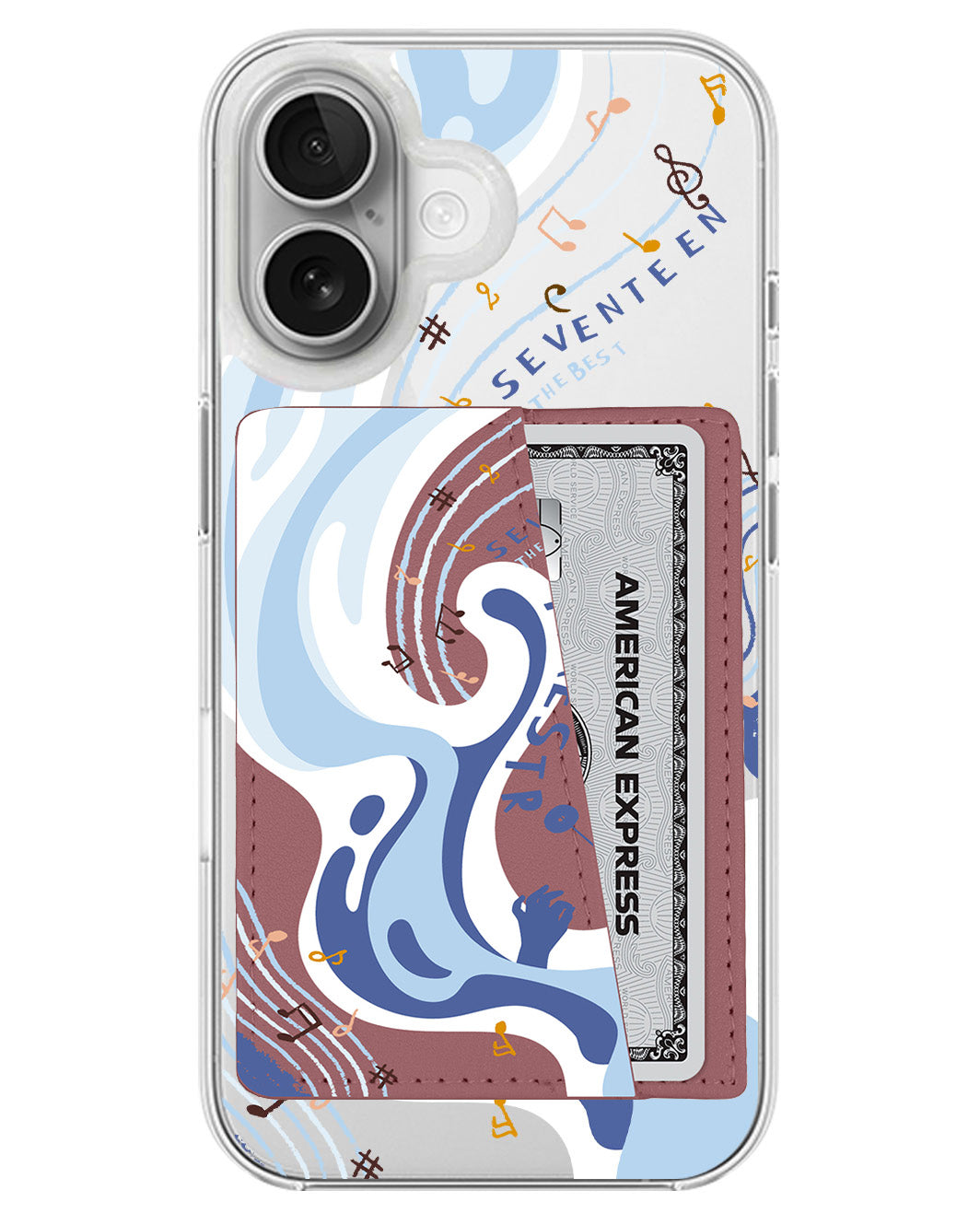 iPhone Leather Wallet Case - Seventeen 1