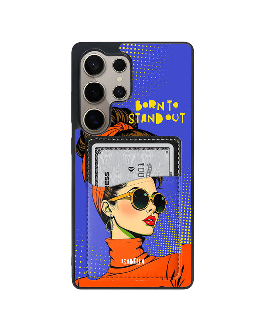 Android Phone Wallet Case - Bold aura