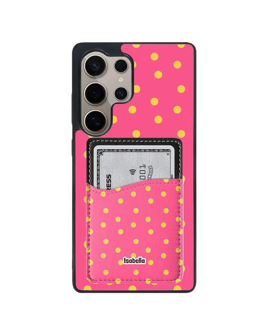 Android Phone Wallet Case - Pink pop