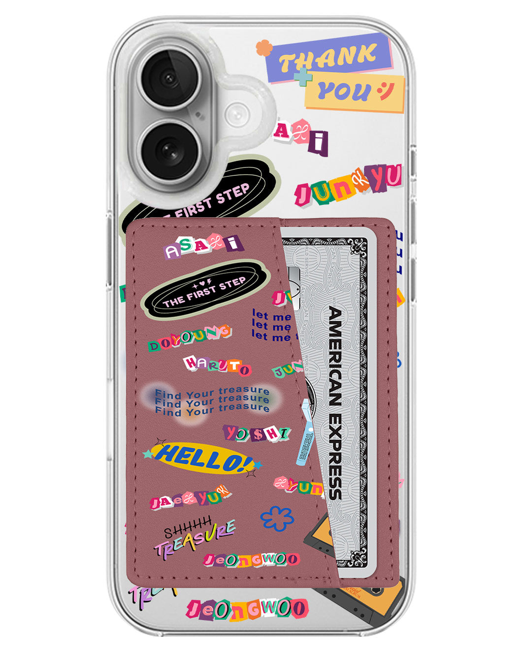 iPhone Leather Wallet Case - Treasure 1
