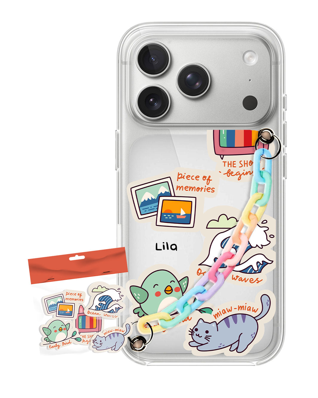 iPhone Chain Strap Case - Nostalgic Day