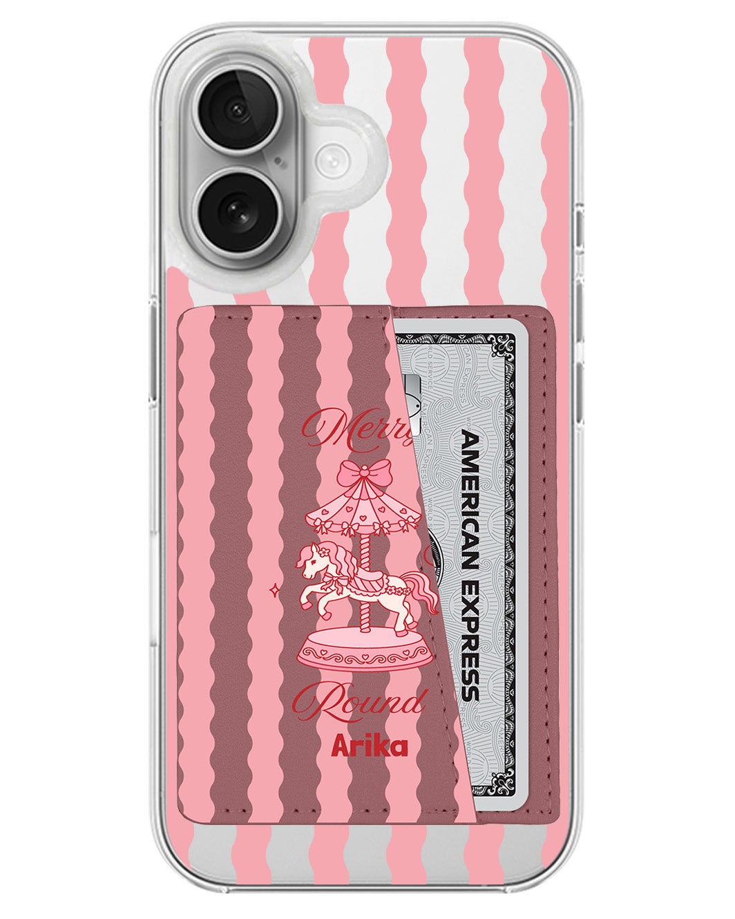 iPhone Leather Wallet Case - Merry Go Round