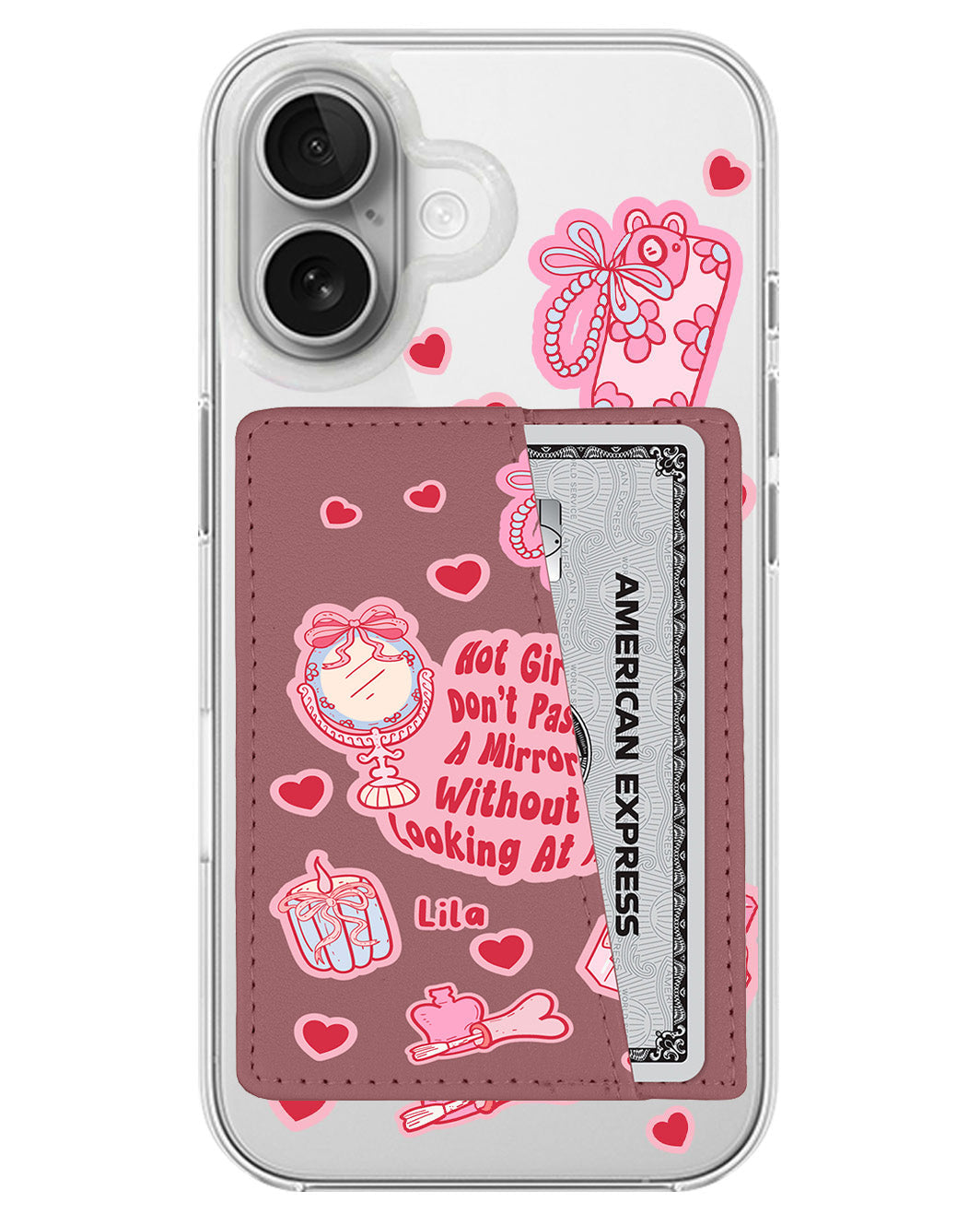 iPhone Leather Wallet Case - Self Confidence