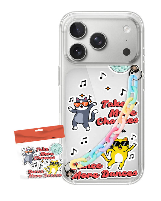 iPhone Chain Strap Case - Dance Pawty