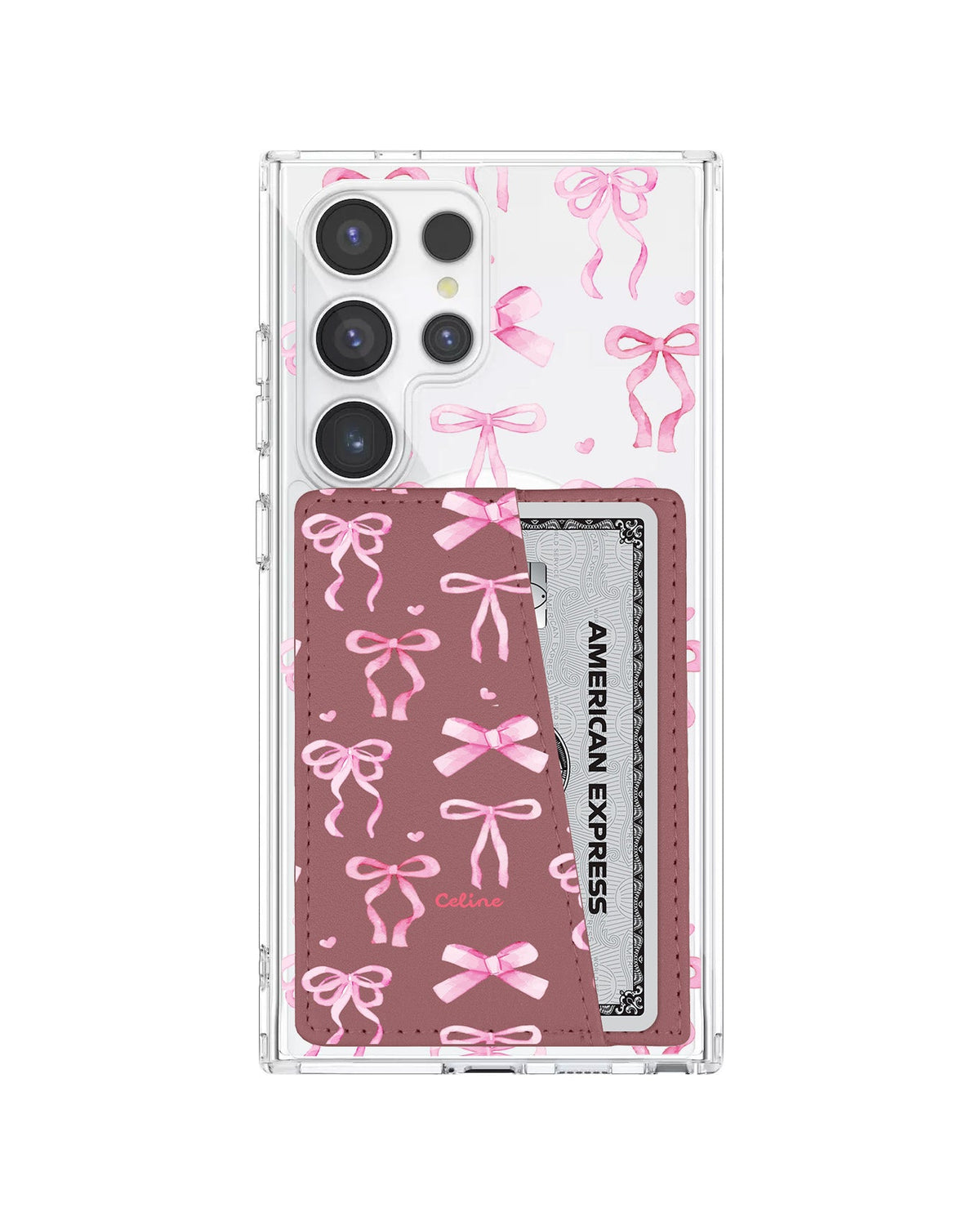 Android Leather Wallet Case - Love Coquette