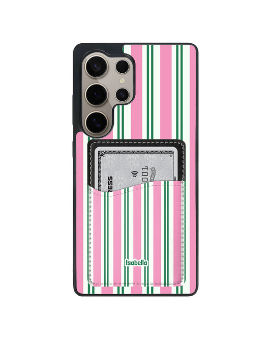 Android Phone Wallet Case - Candy lines