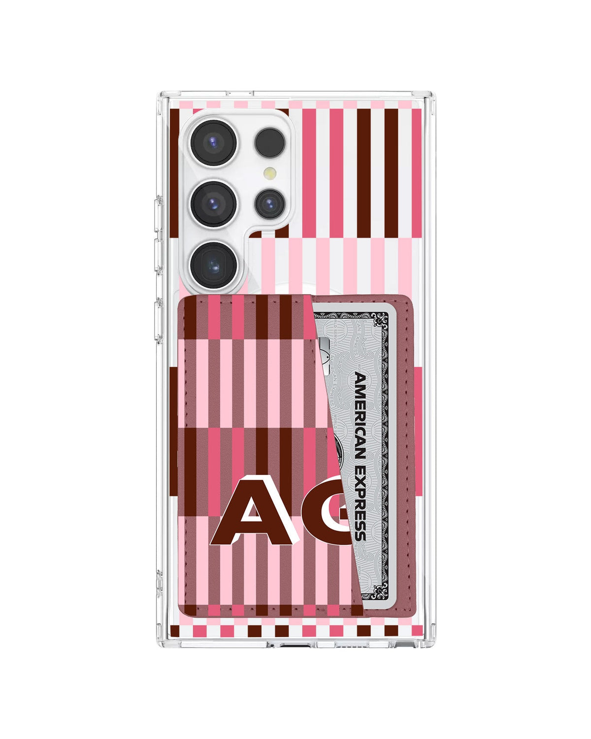 Android Leather Wallet Case - Strawberry Mocha B