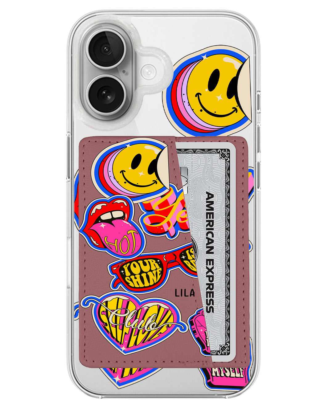 iPhone Leather Wallet Case - Hot Girl Energy