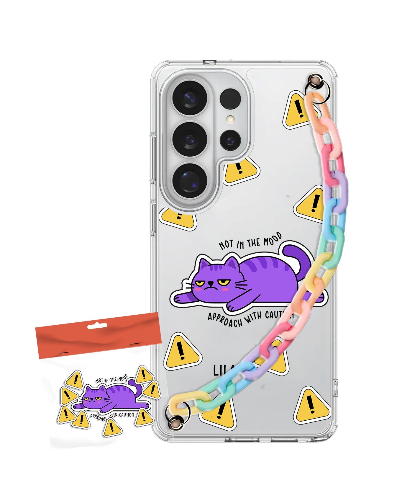 Android Chain Strap Case - Grumpy Cat