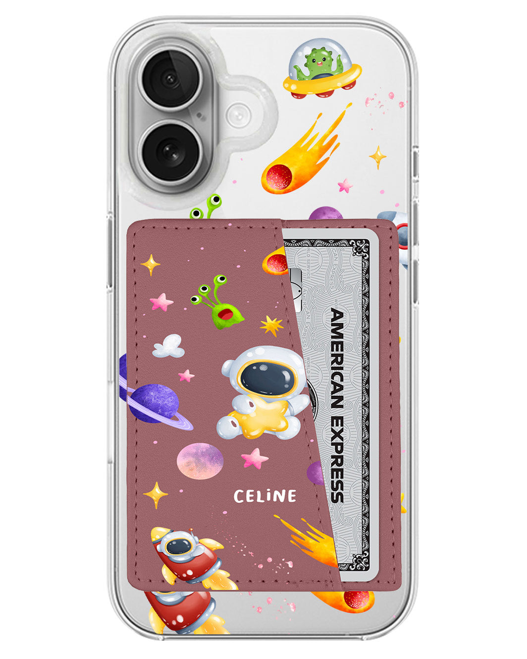 iPhone Leather Wallet Case - Spaceup