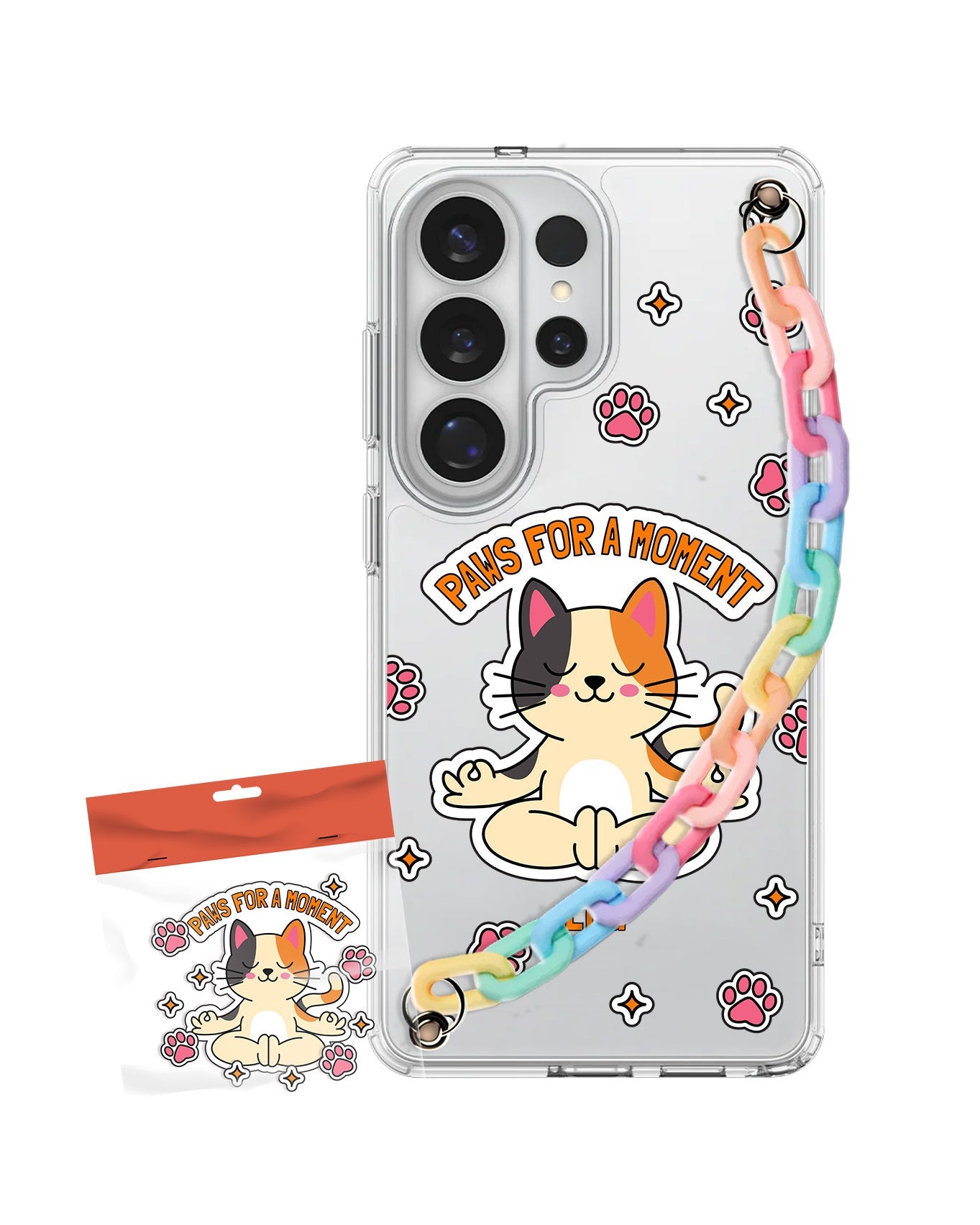 Android Chain Strap Case - Zen & Purrs
