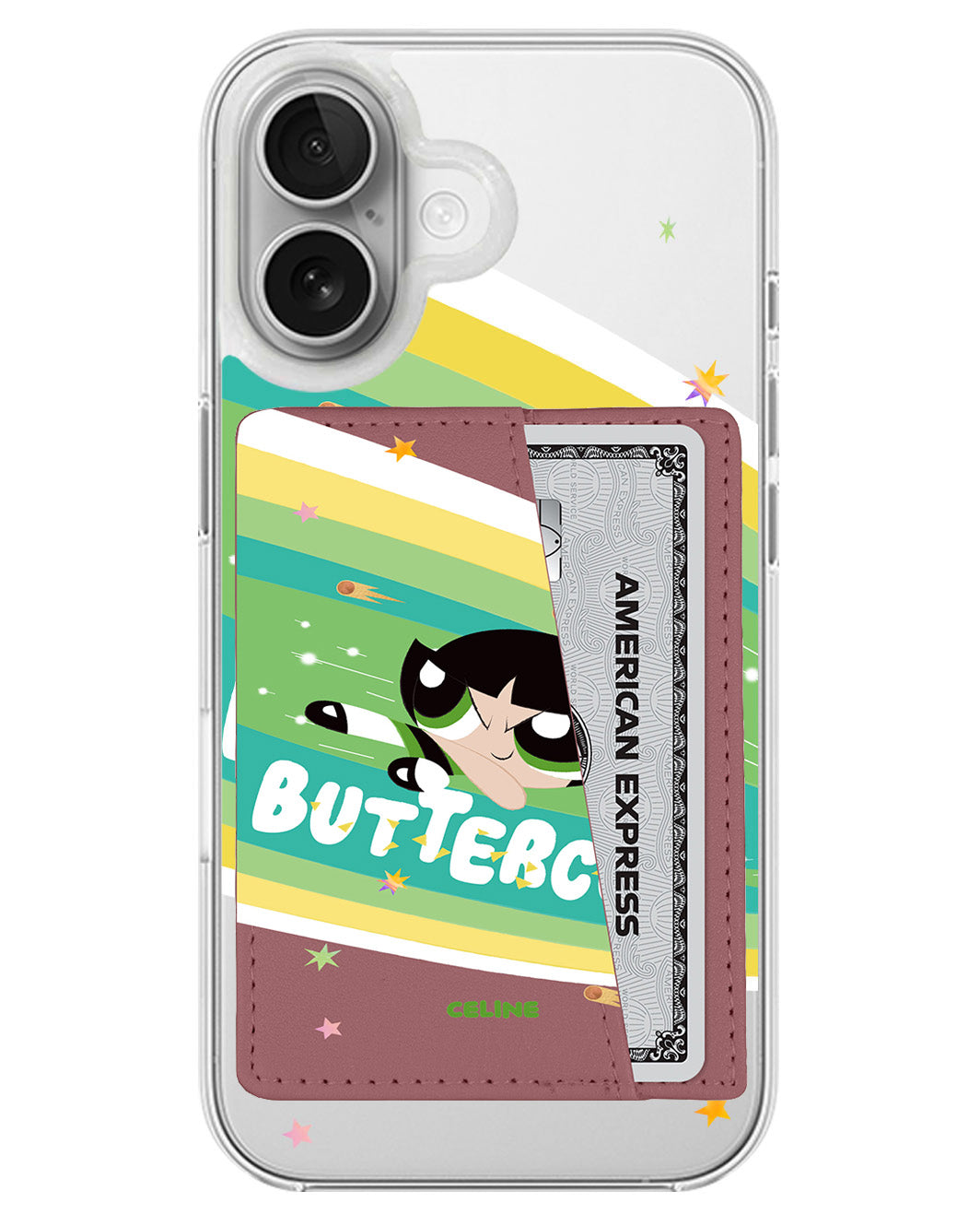 iPhone Leather Wallet Case - Buttercup