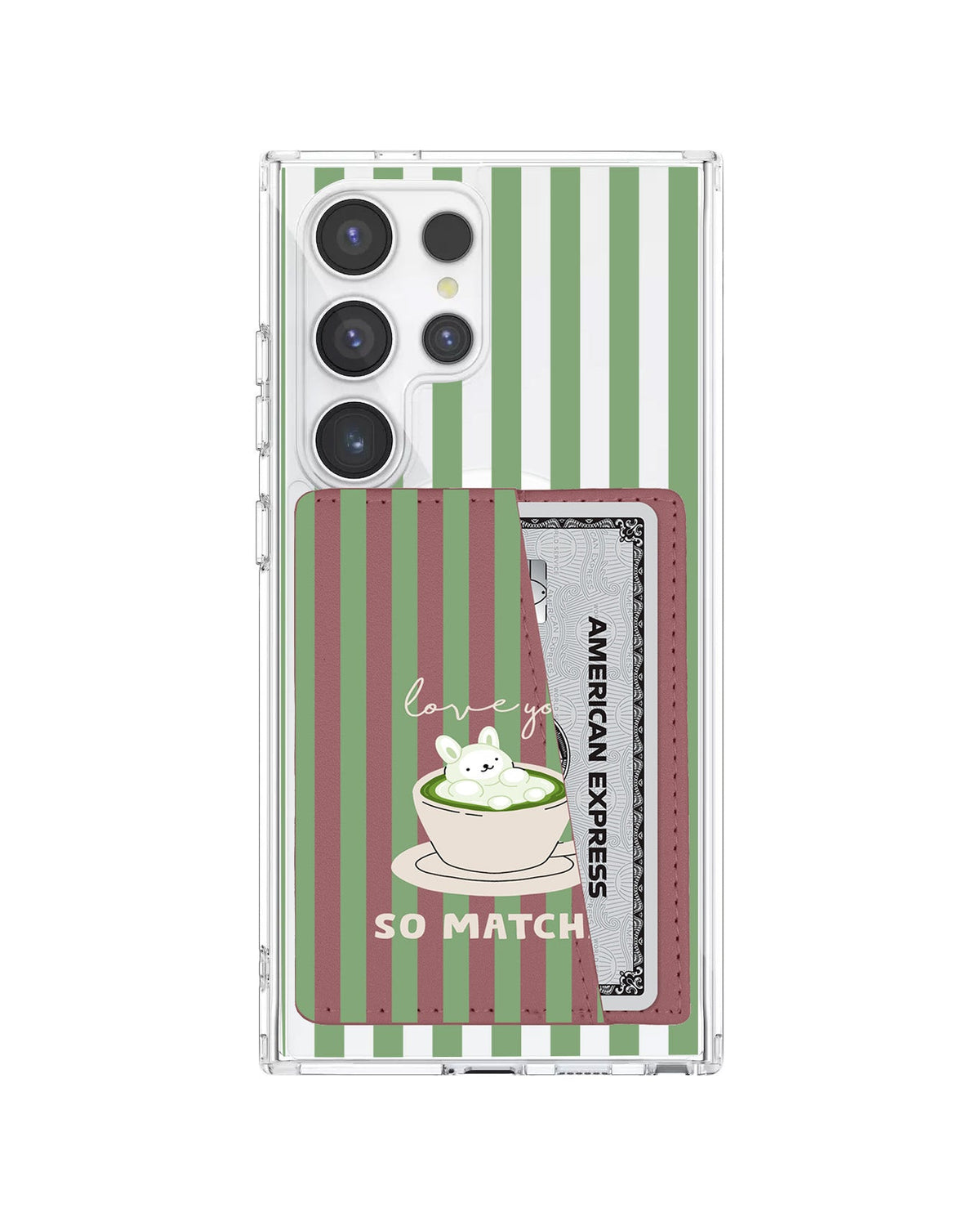 Android Leather Wallet Case - Matcha Love