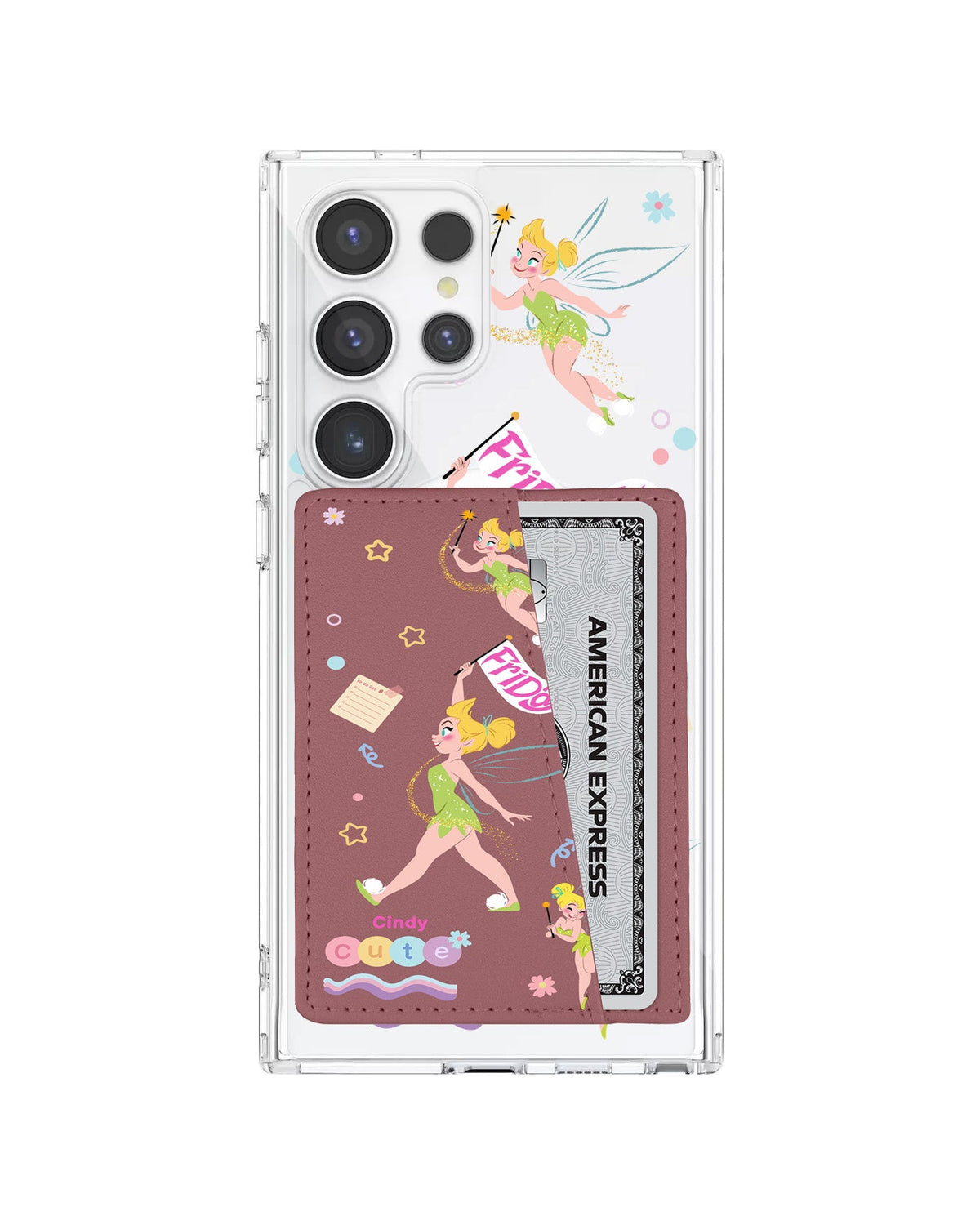 Android Leather Wallet Case - Cute Fairy