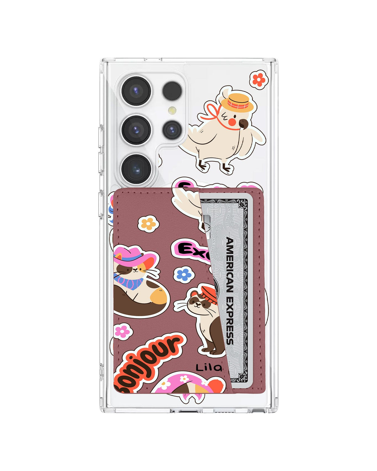 Android Leather Wallet Case - Cattitude On Point