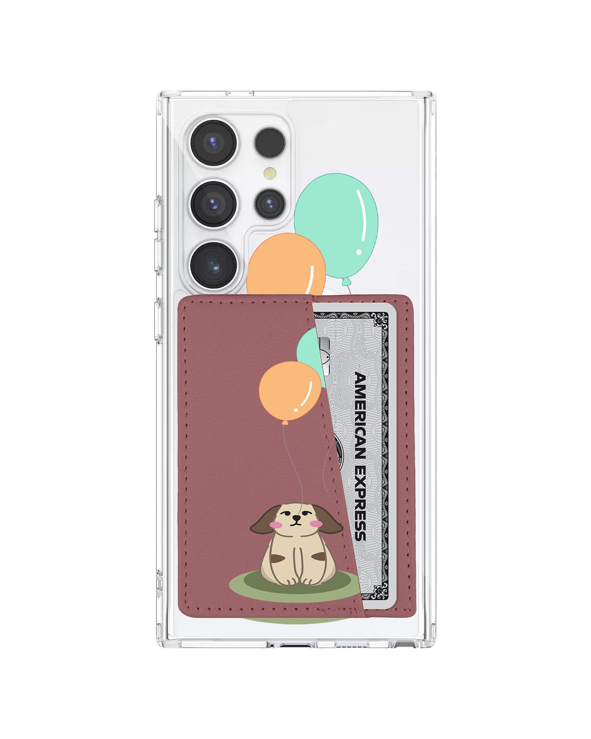 Android Leather Wallet Case - Puppy