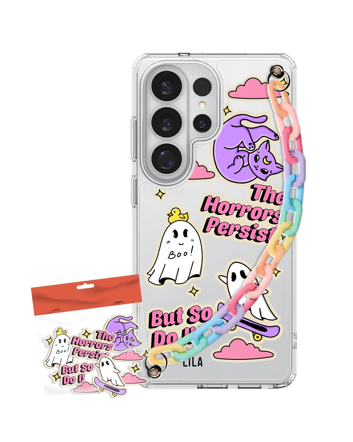 Android Chain Strap Case - Adorably Haunted