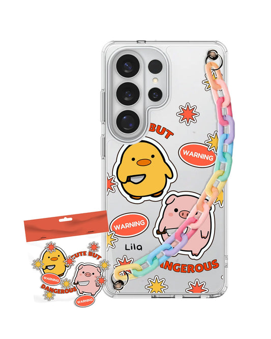 Android Chain Strap Case - Cute But Dangerous