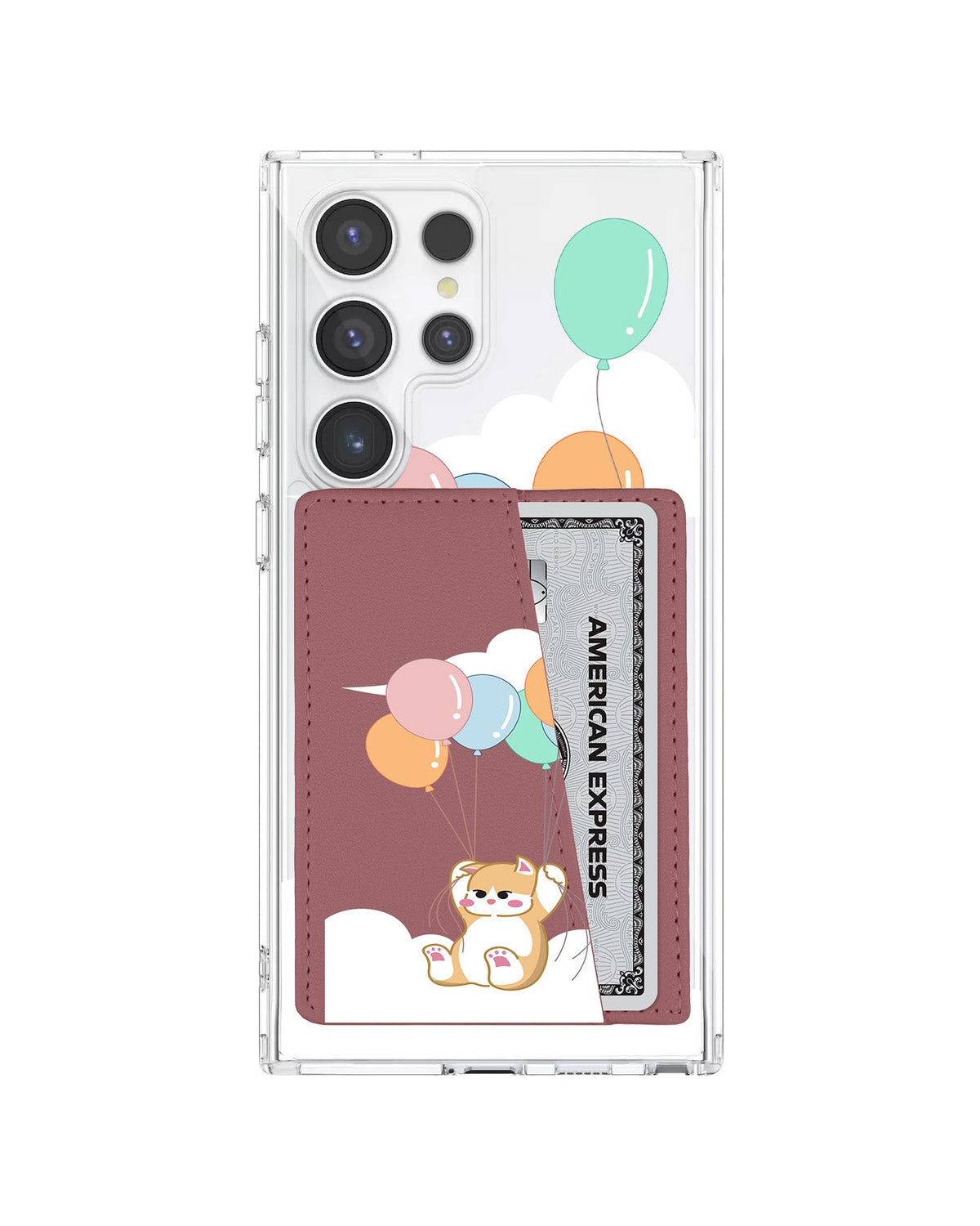 Android Leather Wallet Case - Kitten
