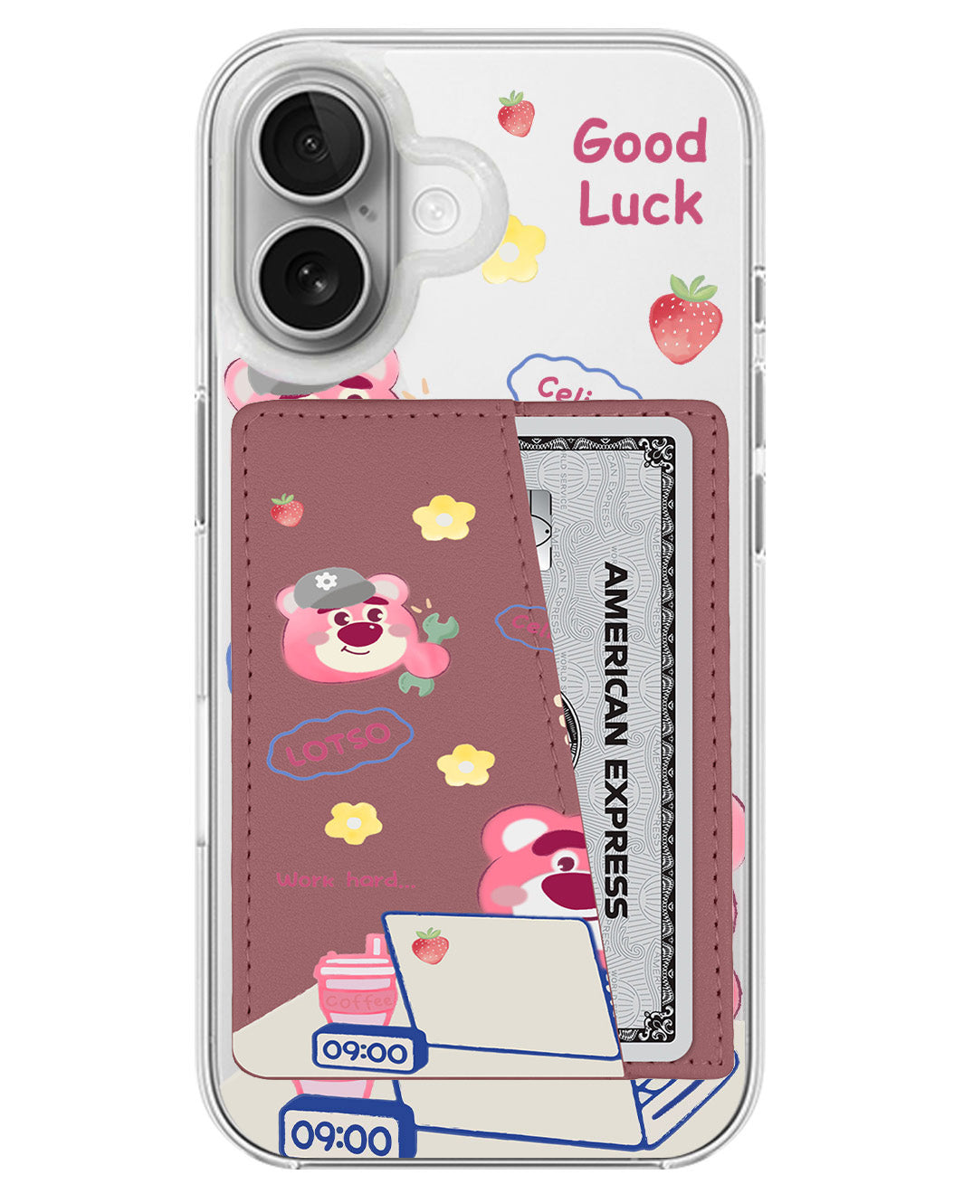 iPhone Leather Wallet Case - Lotso Work