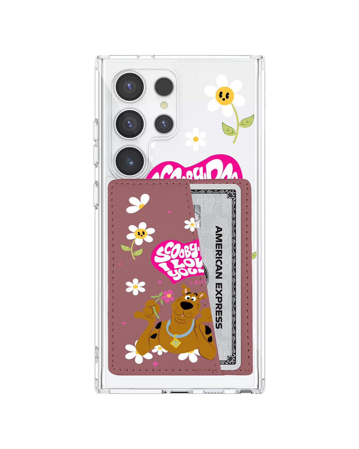 Android Leather Wallet Case - Scooby Love You