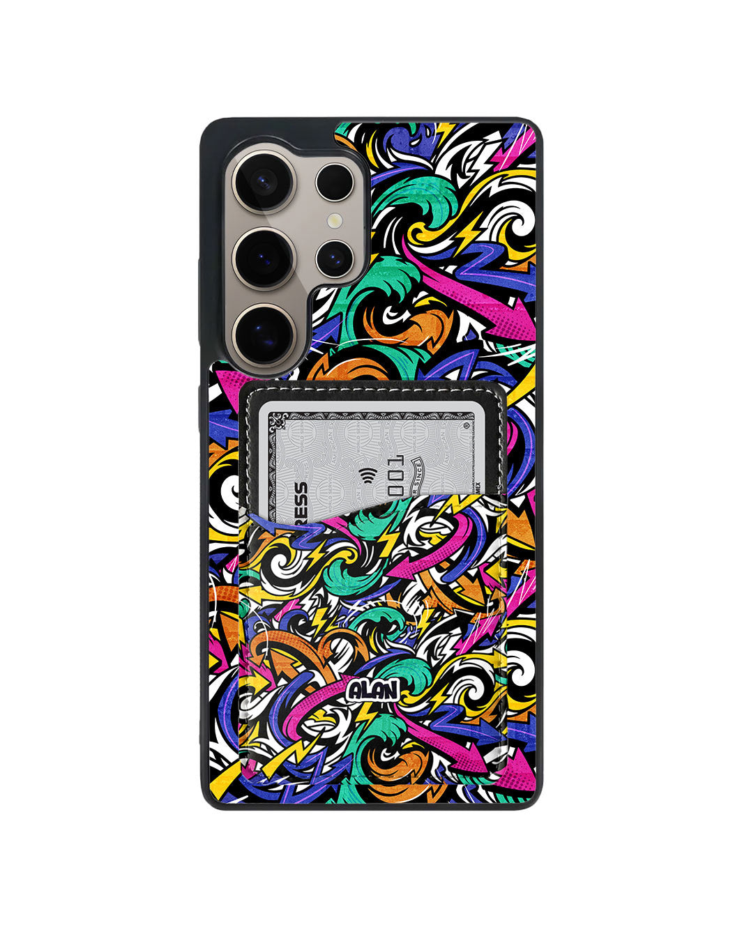 Android Phone Wallet Case - Funky