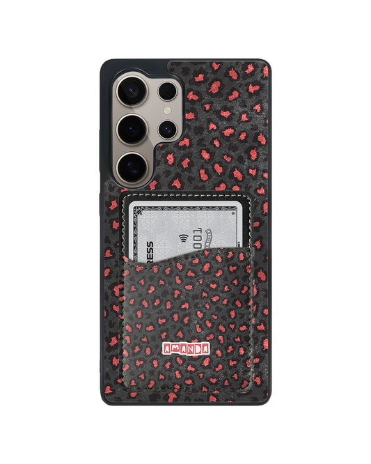 Android Phone Wallet Case - Red Chaos