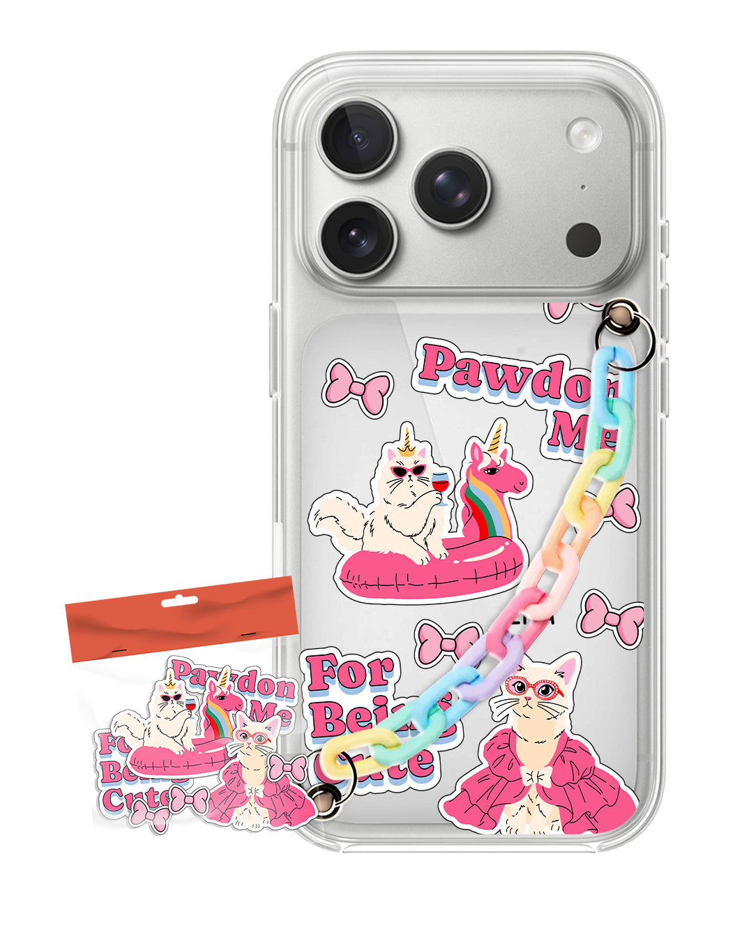 iPhone Chain Strap Case - Princess Catnergy