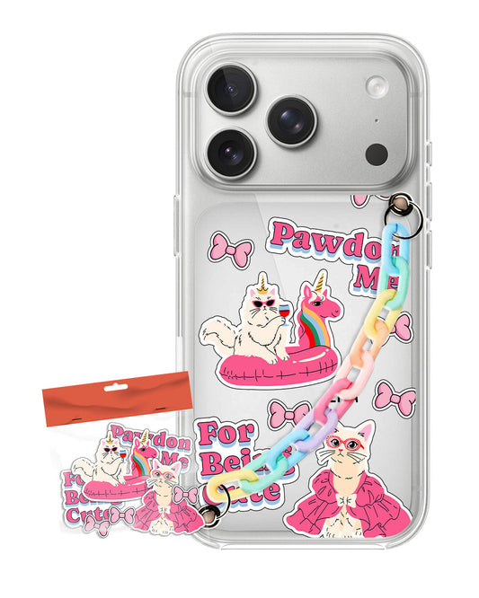 iPhone Chain Strap Case - Princess Catnergy