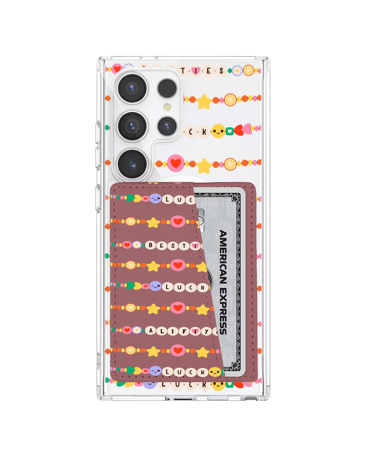 Android Leather Wallet Case - Friendship Bracelet
