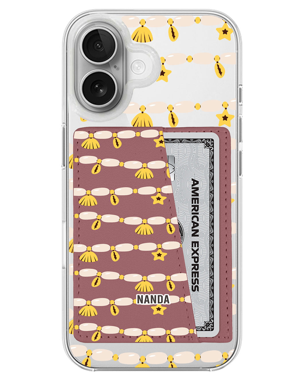 iPhone Leather Wallet Case - Sea Treasure